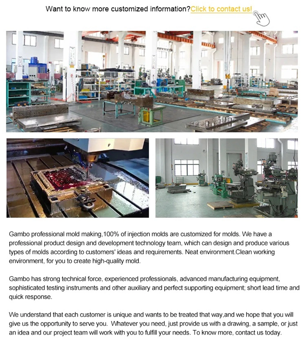 High Quality Mold Injection Molding Process Custom Molding Machine Service for Household Parts