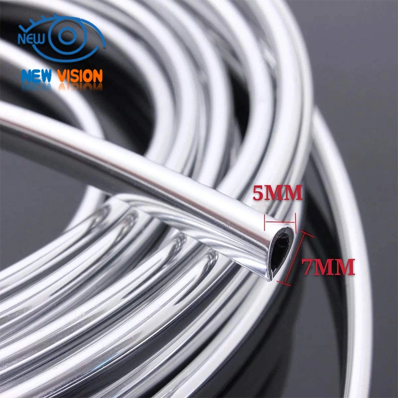 Car PVC Chrome Edge Bumper Trim Strip Auto Body Molding