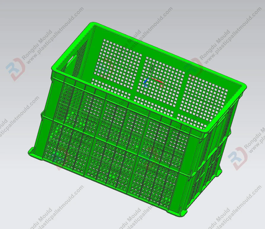 Plastic Crate Mold for Beer Box Container Injection