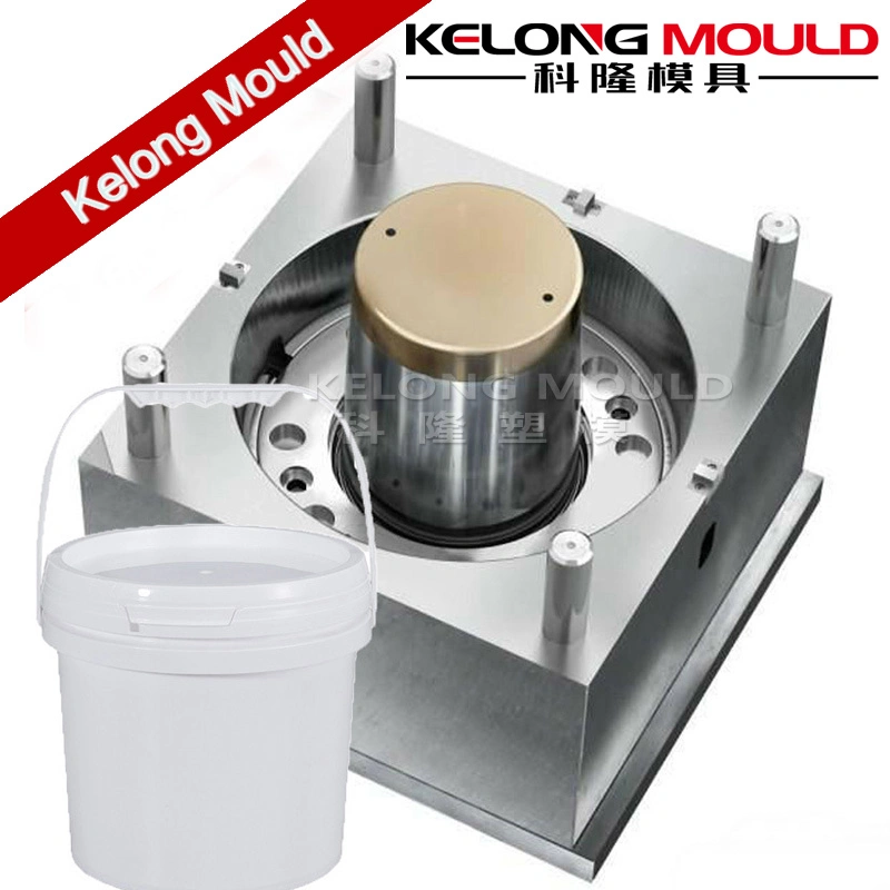 HDPE PP Pail Bucket Plastic Injection Mold Custimized by Kelong Mould