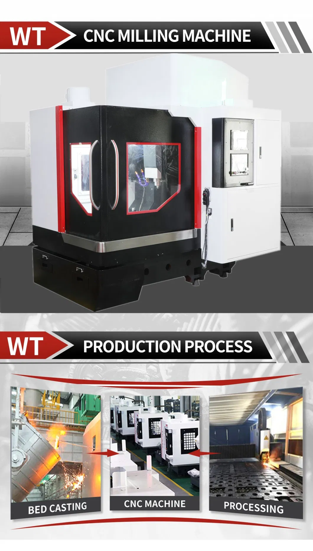Small CNC Machine Center 3 Axis CNC Milling Machine Processing for Metal Machining Mould CNC Milling Engraving Machine