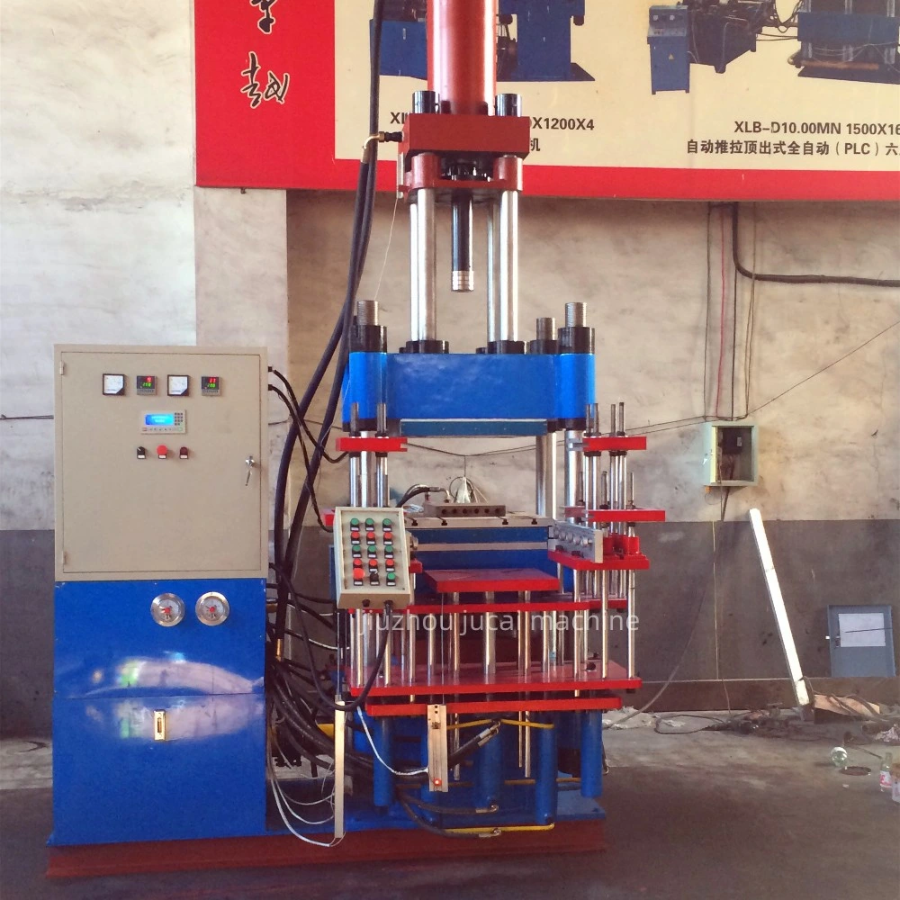 Automatic Material Feeding Rubber Heat Transfer Molding Press Machine, Rubber Hydraulic Vulcanizing Press, Silicone Rubber Injection Press