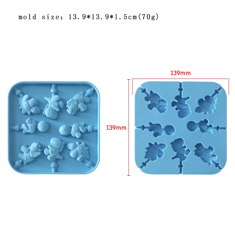 Factory Wholesale Multi Styles Cartoon Shape DIY Candy Chocolate Silicone Molds