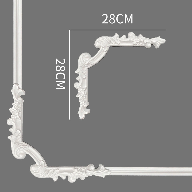 Factory Wholesale Plastic Cornice Decorative PU Molding Polyurethane Corner Molding for Ceiling