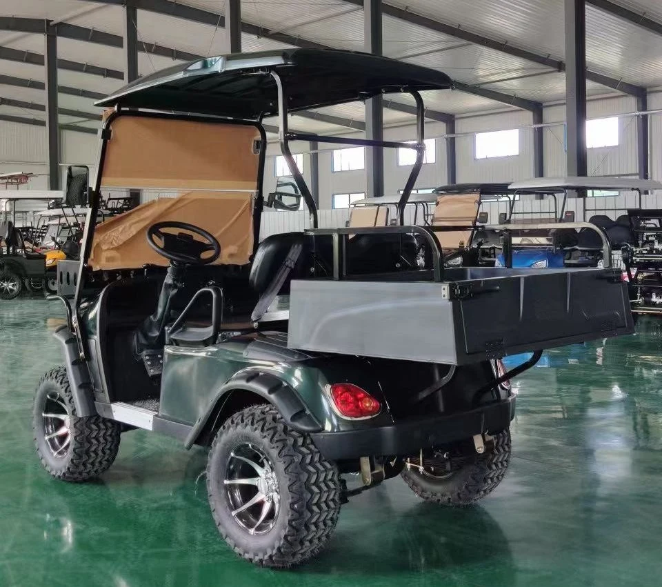 Electric Utility Vehicle Utility Cart Golf Car with Cargo Box