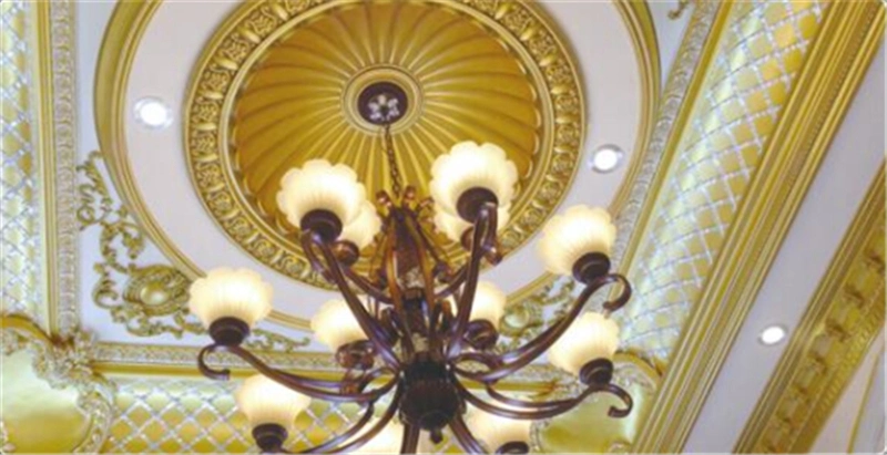 Decorative Interior Polyurethane Cornice Molding with Customized Color