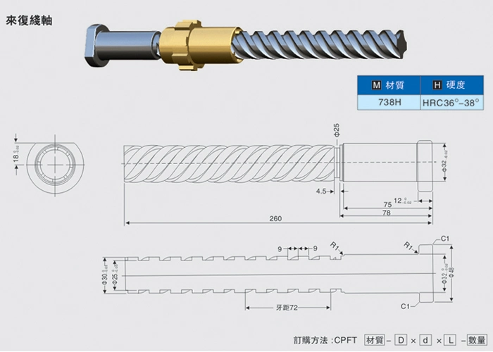 Stavax Material Plastic Mold Parts Thread Mold Core Injection Molding