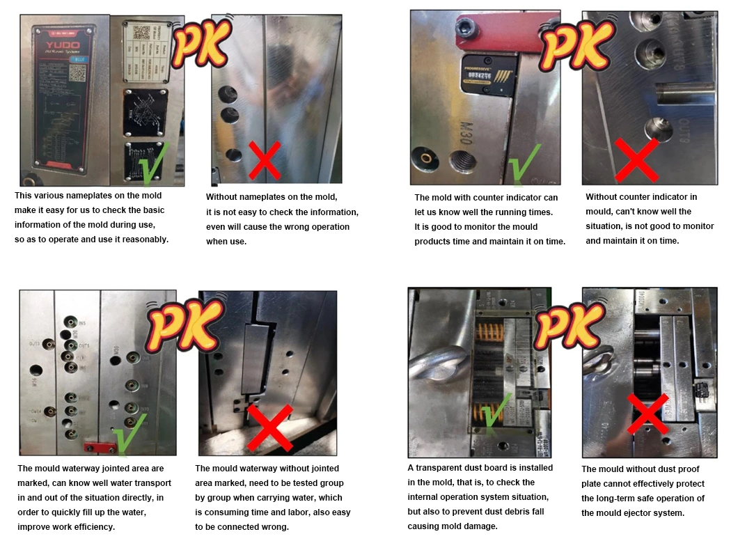 OEM Mobile Plastic Component with Ug Injection Mould Design