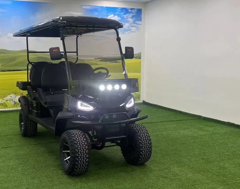 2024 New Style Blackroof Large Storage +2 Seater Electric Golf Cart