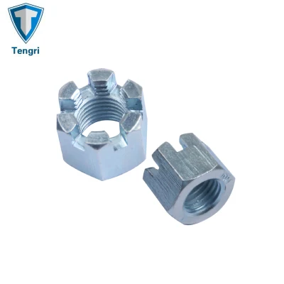 China Manufacturer DIN935 DIN979 DIN937 Custome-Made Hexagon Slotted and Castle Nuts Hex Nut