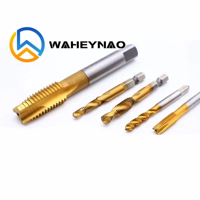 Waheynao DIN 371/DIN 376 HSS Machine Taps Solid Carbide Thread Tap for Steel