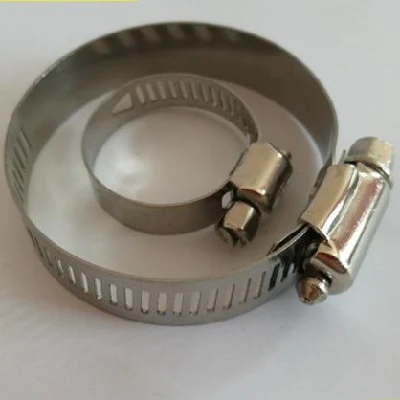 Hose Clamp Adjustable 8-38mm Worm Gear Hose Clip Set Fuel Stainless Steel