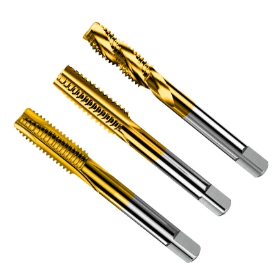Thread Customized HSS Cutting Straight Spiral Flute Screw Machine Tap