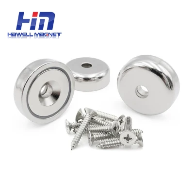 NdFeB Neodymium Pot Magnet with Countersunk Hole/Pot Magnet Countersunk