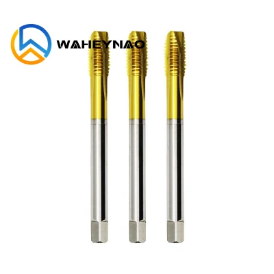HSS DIN376 Machine Taps M12-M24 Spiral Point Taps Metric Screw Taps Tapping with Tin Coated