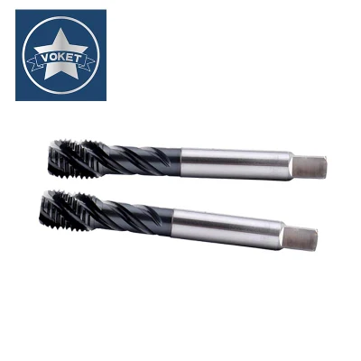 Hsse-Pm DIN 371 376 Standard Spiral Fluted Tap Pointed M3 Machine Screw Thread Taps