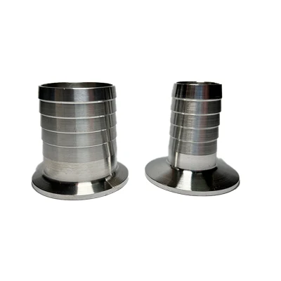 Custom Stainless Steel External Thread Hose Fitting Pipe Nipple Clamp Coupling