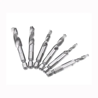 HSS Hex Shank HSS Spiral Flute Tap Bit Set