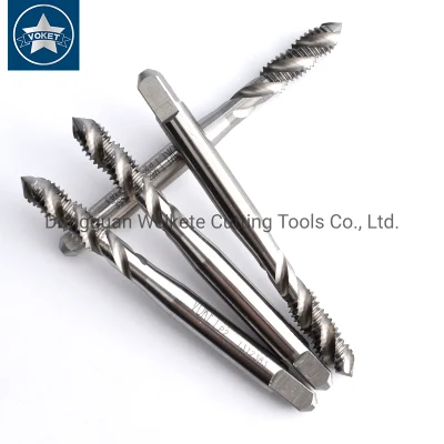 Hsse-M35 Spiral Fluted Taps M1 M1.2 M1.4 M1.5 M1.6 M1.7 M1.8 M2 M2.2 M2.5 M2.6 M3 M4 M5 M5.5 M6 M7 M8 M9 M10 M11 M12 Metric Screw Thread Tap