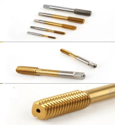 Hot Selling 5PCS/Set Good Quality M3/M4/M5/M6/M8 Tap Set Fit Handle DIY Tool New Machine Hand Screw Thread Taps Reamer