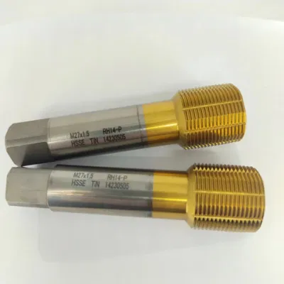 Extrusion Tap Machine Titanium Plated Tap Screw Thead Tapthe Coating Is Durable