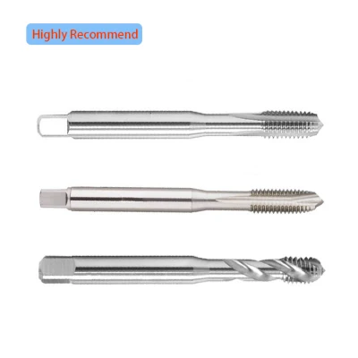 Solid Carbide HSS 4 Way M48 Screw Metric Taps Metric Spiral Flute Threading Tap and Die Set