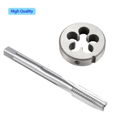 Solid Carbide HSS 4 Way M48 Screw Metric Taps Metric Spiral Flute Threading Tap and Die Set
