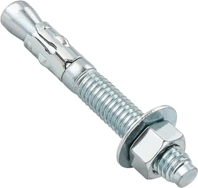3/8&quot; X 3&quot; Wedge Anchor Zinc Plated Heavy Duty Fastener for Concrete and Cement Carbon Steel Concrete Anchor Bolts