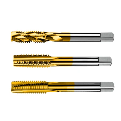 Thread Customized HSS Cutting Straight Spiral Flute Screw Machine Tap
