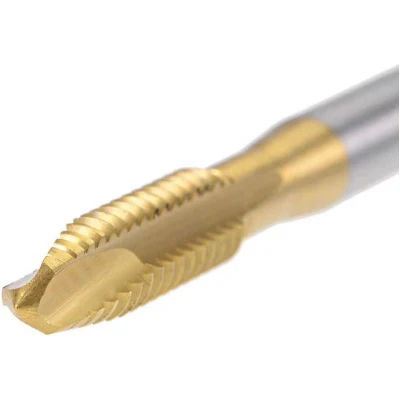 ISO529 Standard Tin Coated HSS-M2 Material Screw Thread Spiral Point Machine Tap