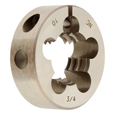 High Speed Steel Round Adjustable Pipe Threading Die