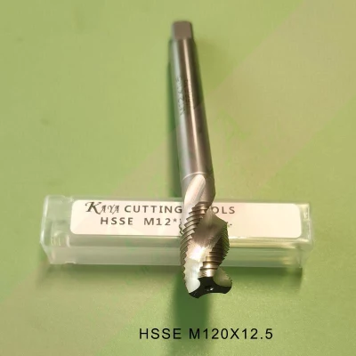 CNC Machine Cutting Tool Hsse Spiral Flute Taps for Stainless Steel M12*1.25