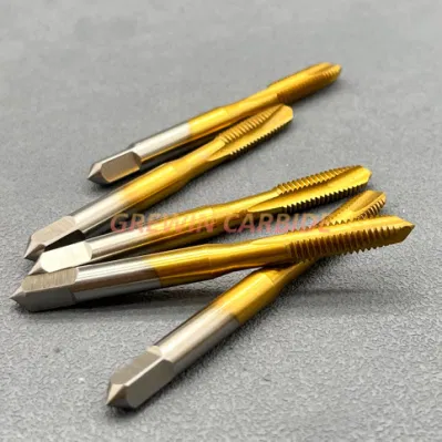 Gw Carbide-HSS Thread Tap Tool Screw Tap Powder Metallurgy Spiral Flute Tapping Tools Various Types of Machine Tap