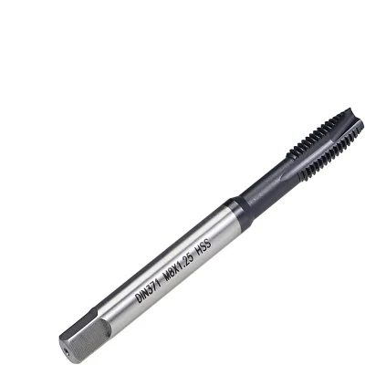Spiral Point Machine Taps Metric M8 X 1.25 Thread, Ticn Coated HSS-M35 DIN371/376 Screw Milling Threading Tap