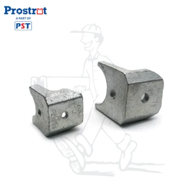 3/8-16 Beam Clamp (Malleable Iron) , up to 3/4&quot; Flange, 3/8&quot;-16 Tapped Holes Bottom &amp; Back of Beam Clamp, Malleable Iron