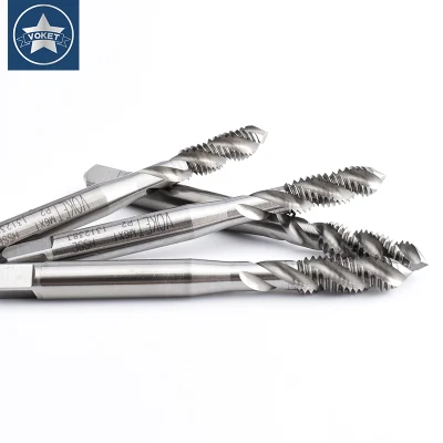Hsse-M35 Needle Thread Spiral Fluted Tap Sm 3/32 1/8 9/64 11/64 3/16 13/64 15/64 1/4 9/32 3/8 Machine Screw Thread Tap