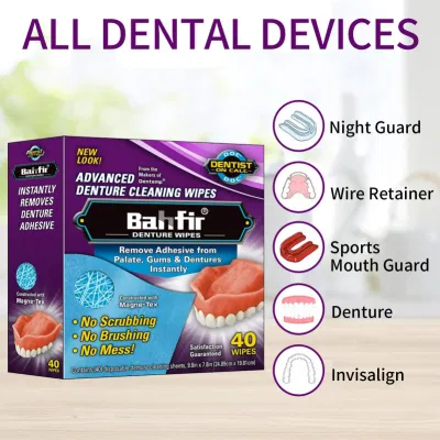 Remove Surface Stains Peppermint Eco Friendly Denture Cleansing Tablets with FDA