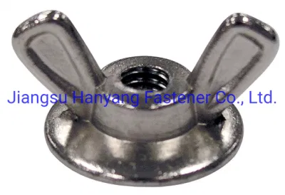 Zinc Die-Cast Washered Wing Nuts Silver