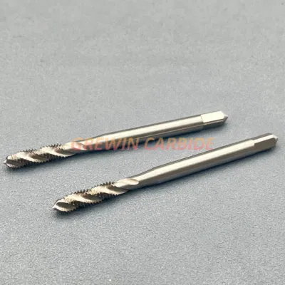 Gw Carbide-Manufacturers HSS Tap Metric Inch Spiral Flute Tap HSS M35 Thread Taps Carbide Spiral Machine Pointed Tap DIN371/376