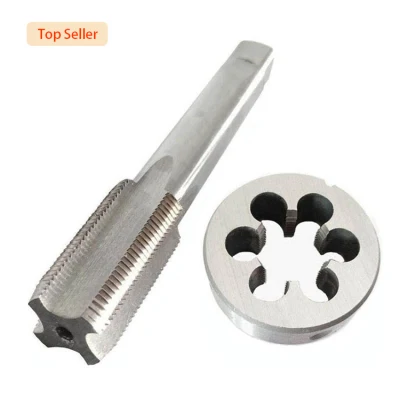 Solid Carbide HSS 4 Way M48 Screw Metric Taps Metric Spiral Flute Threading Tap and Die Set