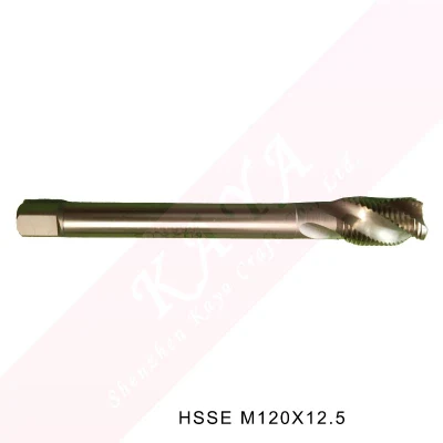 CNC Machine Cutting Tool Hsse Spiral Flute Taps for Stainless Steel M12*1.25