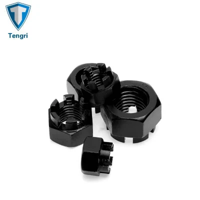 China Factory High Strengthen Customize All Grades of Bolt Rivet Screw and Slotted Nut Hexagon Nuts Hex Nuts Castle Nuts