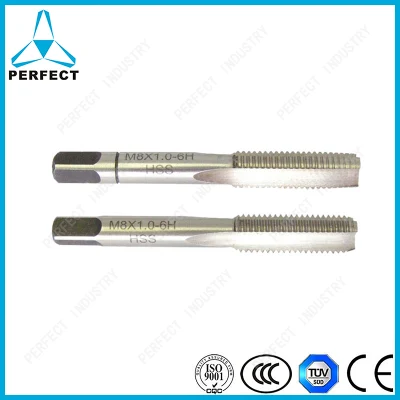 2PCS DIN2181 Hand Screw Thread Tap Set for Steel Aluminium Copper Thread Tapping