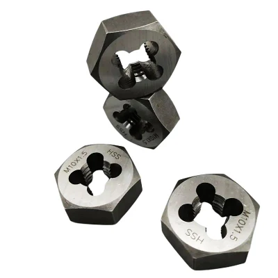 Bright Finished HSS Hexagon Die Nuts DIN382 Standard Thread Dies