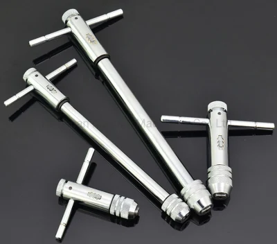 T-Handle Tap Wrench Handle M5-M12 Adjustable Ratcheting Hand Tool Accessories