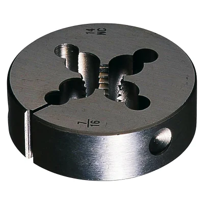 High Speed Steel Round Adjustable Pipe Threading Die