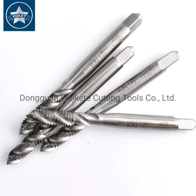 Hsse-M35 Spiral Fluted Taps M1 M1.2 M1.4 M1.5 M1.6 M1.7 M1.8 M2 M2.2 M2.5 M2.6 M3 M4 M5 M5.5 M6 M7 M8 M9 M10 M11 M12 Metric Screw Thread Tap