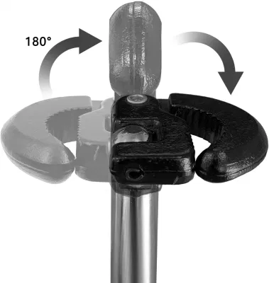 Adjustable Basin Wrench, 11&quot; Adjustable Tap Nut Spanner Telescopic Basin Spanner for Fixing Back and Union Nuts Under Sink (3/8-1 in.)