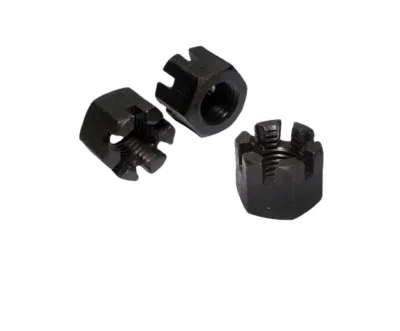 Wholesale Hardware Fastener All Size DIN6791 DIN935 ISO7035 Carbon/Zinc Plated Galvanized Hexagon Hex Castle Slotted Nut