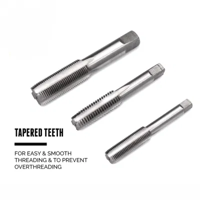 110 Piece Hardened Alloy Steel Metric Tap and Die Threading Tool Set with Storage Case Tap and Die Kit Professional